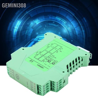 Gemini308 DC Signal Isolator Current Voltage Transmitter DIN Rail Mount 1‑in 2‑out 0‑10V to 4‑20mA GLG