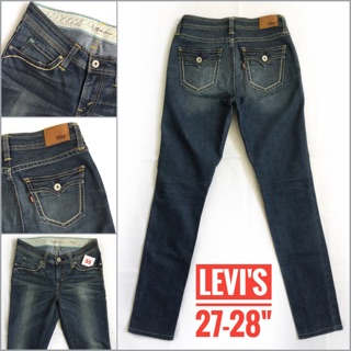 RD55&gt;&gt;&gt;👖LEVIS Demi Curve ขาเดฟ มือสองญี่ปุ่น สภาพใหม่ เอว27-28"