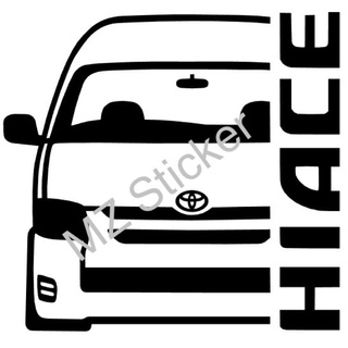 สติ๊กเกอร์ติดรถยนต์ 3M รถตู้ TOYOTA HIACE (ทำจากสติกเกอร์ 3M แท้ ทุกชิ้น)