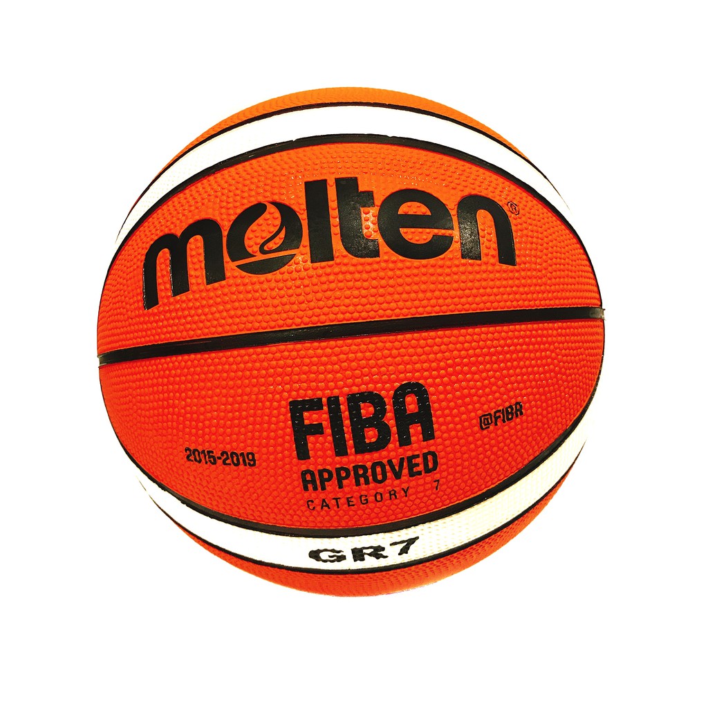 🔥ส่งฟรี🔥 Molten ลูกบาส ลูกบาสเกตบอล รุ่น GR7 สีส้มคาดขาว
