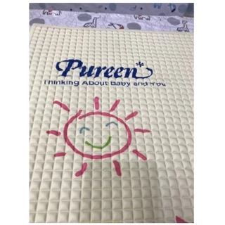 Pureen เพียวรีนผ้ายางธรรมชาติ 100% แบบปุ่มลมปูรองนอน ผืนใหญ่ (กว้าง x ยาว) 60 x 90 เซนติเมตร