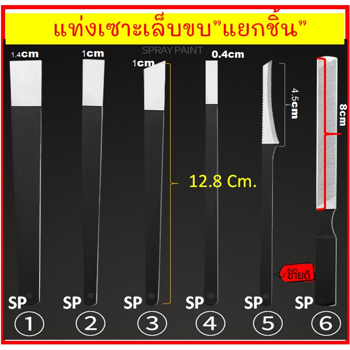 [Save]ชุดมีดตัดเล็บขบ แซะเล็บขบ ตัดแต่งเล็บ ด้ามเคลือบดำ มีให้เลือกหลายขนาด