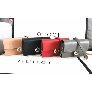 พร้อมส่งแท้💯 GUCCI Interlocking wallet