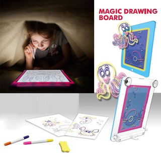 กระดาน Magic Board Light-up drawing pad