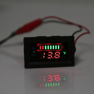 PO 12V Car Lead Acid Battery Capacity Indicator Voltmeter