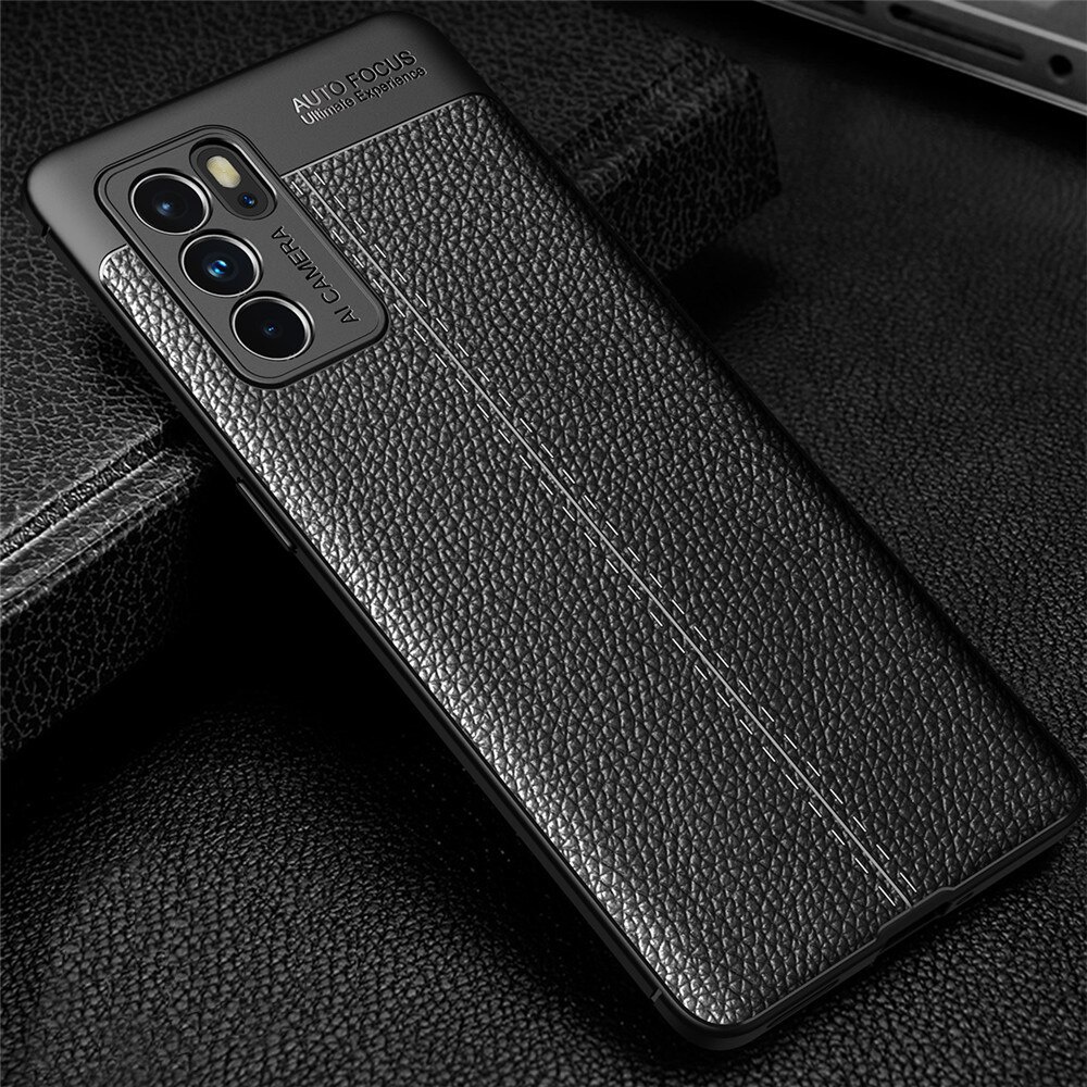 OPPO Reno 6 Reno 6 Pro Reno 6 Pro Plus 5G Shockproof Rubber TPU Leather