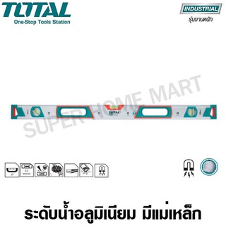 Total ระดับน้ำอลูมิเนียม 80 ซม.  มีแม่เหล็ก รุ่น TMT20805M ( Magnetic Aluminium Level )