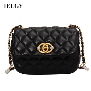 IELGY Fashion Ladies Rhombus Chain Crossbody Shoulder Bag