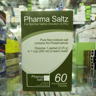 เกลือล้างจมูก ฟาร์มาซอลท์ Pharmasalttz บรรจุ 60 ซอง