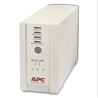 APC Back-UPS BK650-AS (650VA/400Watt) ระบบ Standby เปลี่ยนแบตฯเองได้ มีช่องสำหรับป้องกันไฟกระชาก