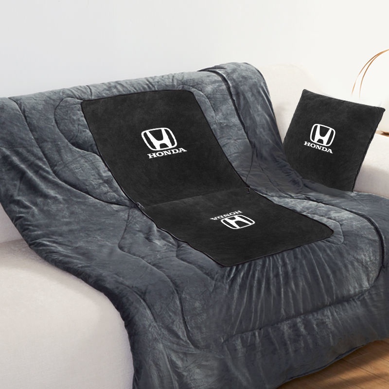 HONDA LOGO Plush Pillow Seat Lumbar Plus Plush Thickening Expandable ...