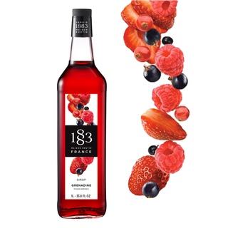 1883 MIXED BERRY FLAVORED SYRUP 1000 ml.  (1883 น้ำเชื่อมกลิ่นมิกซ์ เบอร์รี่ 1000 มล.)