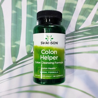 (Swanson®) Colon Helper, Colon Cleansing Formula, 60 Capsules อาหารเสริมสมุนไพร เพื่อสุขภาพของลำไส้