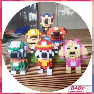 6in1 บล็อคตัวต่อ รูปการ์ตูนลูกสุนัข PAW Patrol ของเล่นเสริมการเรียนรู้ สําหรับเด็กผู้ชาย และเด็กผู้หญิง