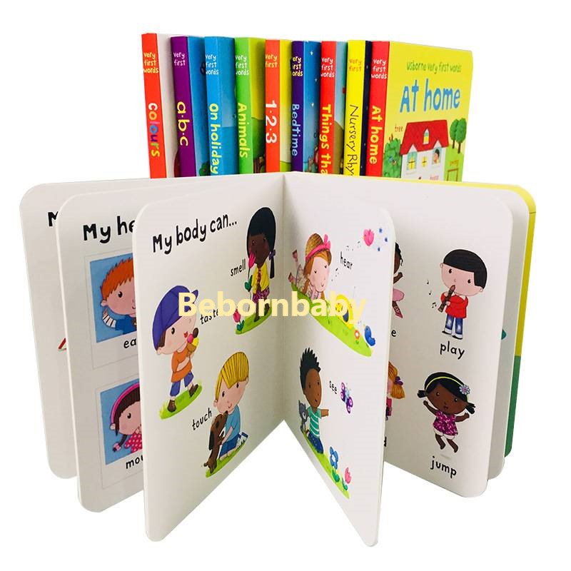 [พร้อมส่ง]เซ็ตหนังสือเด็กเล็กเสริมทักษะความรู้เด็กเล็กเพื่อการเรียนรู้ Usborne Very First Word - รูปที่ 3
