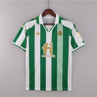 เสื้อกีฬาแขนสั้น ลายทีม Real Betis 22-23 คุณภาพสูง สําหรับผู้ชาย