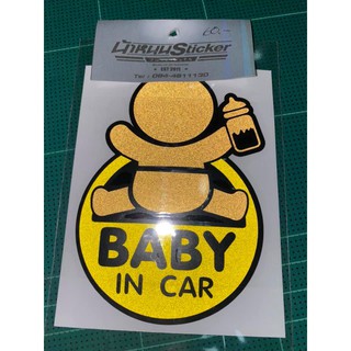 สติ๊กเกอร์ติดรถ Baby in Car 3M