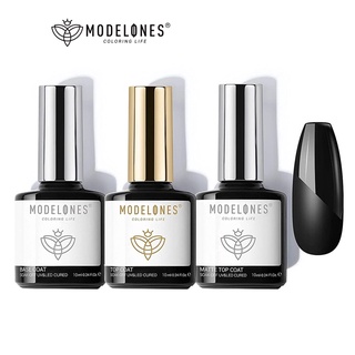 [มีของพร้อมส่ง] Modelones Top Coat Base Coat ท็อปโค้ท เบสโค้ท ท็อปด้าน ท็อปกระจก เล็บสีเจล10ml Gel nail polish