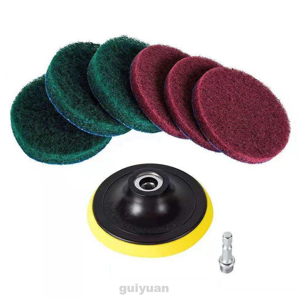 4 Inch Cleaning Kit Electric Drill Power Scrubber Scouring Pad