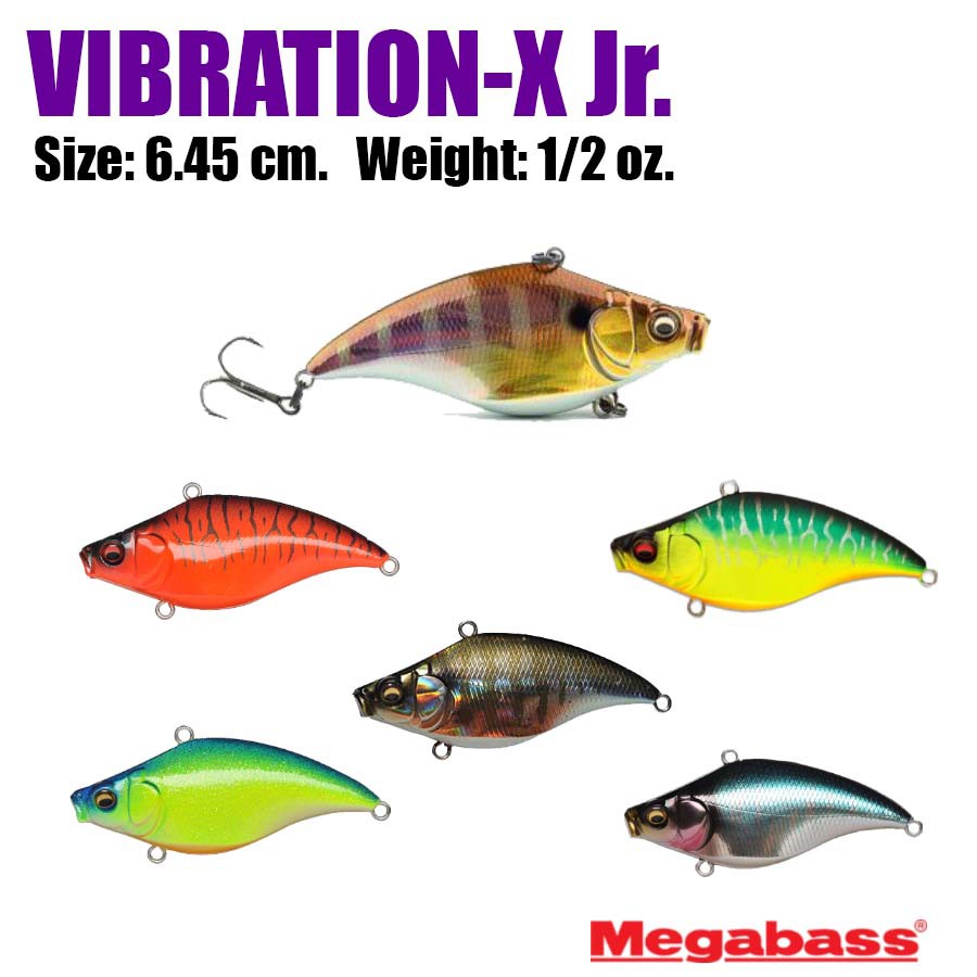 Megabass Vibration X Jr เหย อปลอม เหย อตกปลา เหย อ อ ปกรณ ตกปลา ขนาด 6 45 Cm Shopee Thailand