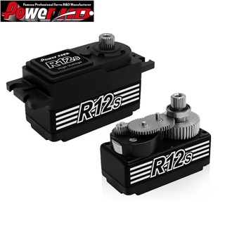 Power HD R12S 12KG 6.0-8.4V เกียร์ไทเทเนียม แรงบิดสูง ตลับลูกปืนคู่เซอร์โว สําหรับรถแข่งของเล่น 1/10 รถออฟโร้ด 4wd