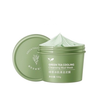 มาร์คโคลนชาเขียว มาร์กหน้าลดสิว (Green Tea Cleansing Mask 100g)