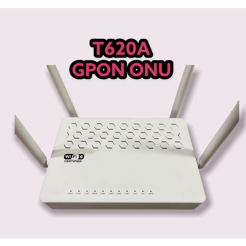 Wifi6 Router Model: T620A GPON ONU รองรับ T3 Technology สินค้ามือ2 สภาพดี อุปกรณ์ครบ