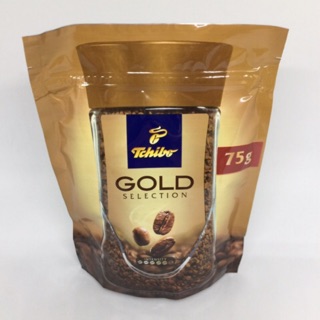 กาแฟผงสำเร็จรูปทชิโบโกลด์ซีเล็คชั่น Tchibo GOLD SELECTION ชงง่าย กลิ่นหอม อร่อย เหมาะกับคนรักในกลิ่นกาแฟ ชนิดซอง75กรัม