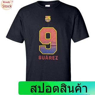 เสื้อยืดแขนสั้น Outerstuff Luis Suarez F.C. Barcelona Youth Navy Name And Number Jersey T-Shirt Short sleeve T-shirts