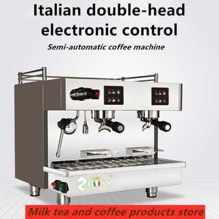 Italian commercial semi-automatic coffee machine double high cup