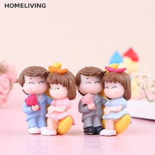 Home ฟิกเกอร์คู่รัก โรแมนติก ฉากนางฟ้า งานฝีมือ หวานแหวว Diy ตกแต่งงานแต่งงาน ขนาดเล็ก