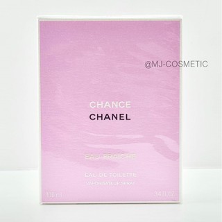 JUL02 ส่งฟรี CHANEL CHANCE EAU FRAICHE EDT 100ml กล่องซีล  น้ำหอม