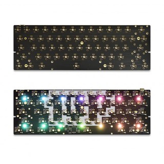 [ Hotswap มี underglow! ] 1UP RGB 60% PCB HSE™ (Hot Swap Edition) ANSI สำหรับ Customs Mechanical Keyboards