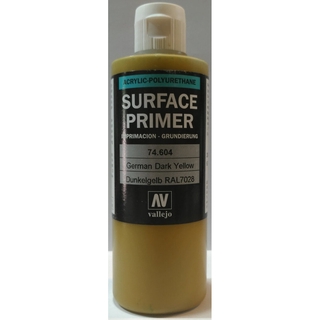 Vallejo SURFACE PRIMER 74.604 Ger. Dark Yellow 200ml.