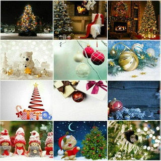 ขายดี ภาพพื้นหลัง พิมพ์ลาย Merry Cristmas สําหรับใช้ถ่ายภาพในสตูดิโอ