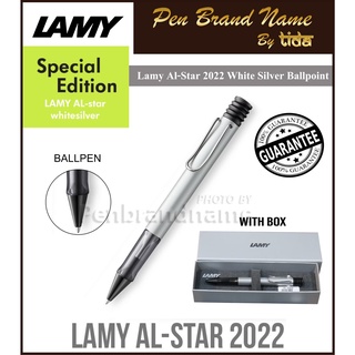 ปากกาลูกลื่น Lamy AL-Star WhiteSilver BallPoint Pen Special Edition 2022 สลักชื่อฟรี