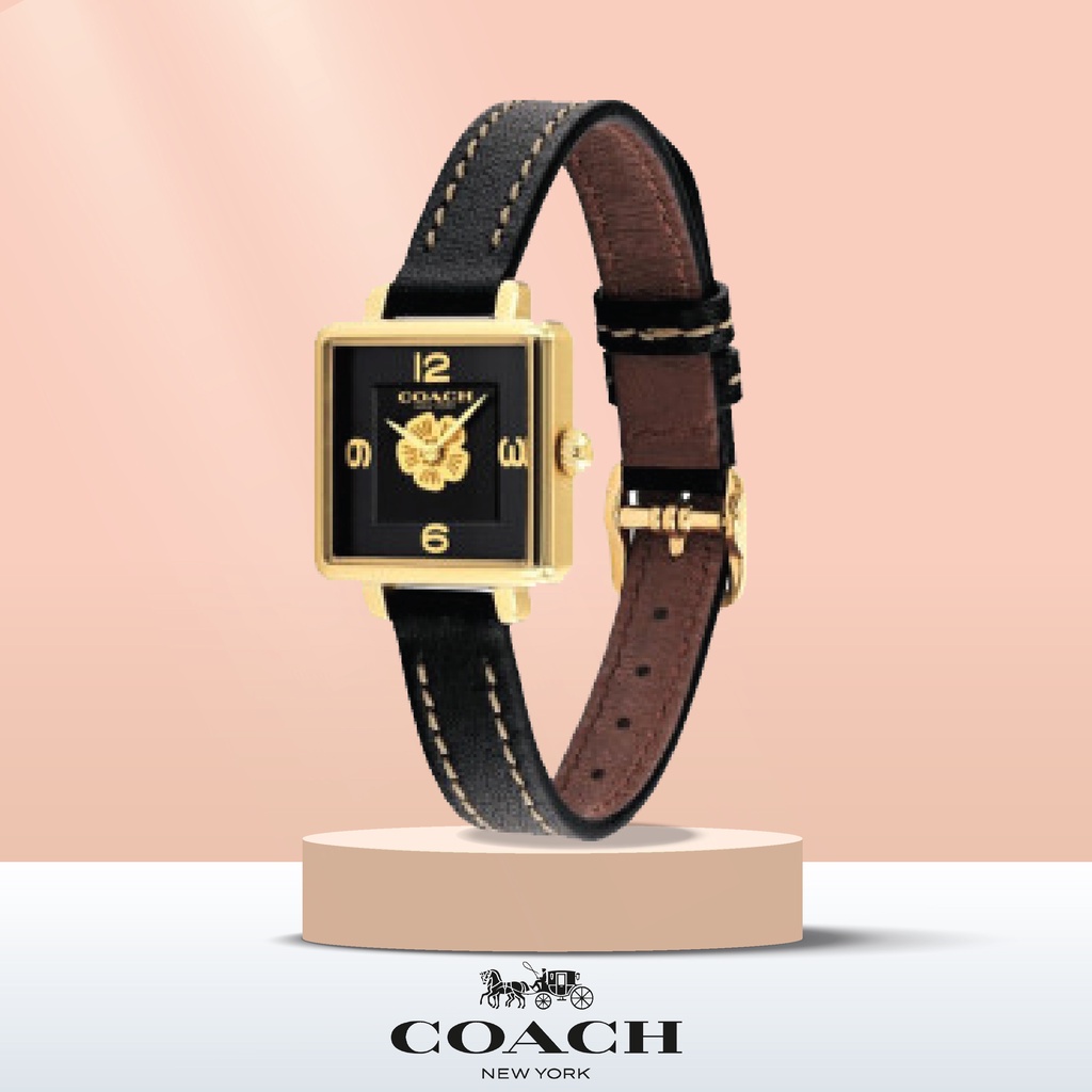 COACH รุ่น14503695 22mm นาฬิกาข้อมือผู้หญิง นาฬิกาcoach สายหนัง นาฬิกาข้อมือผู้หญิงของแท้100% นาฬิกาแบรนด์เนม C029