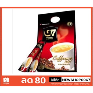 จีเซเว่น กาแฟปรุงสำเร็จ ชนิดผง 3 อิน1 ขนาด 16กรัม แพ็คละ100ซอง+++G7 Coffeemix 3 in1 16g/each 100each/pack+++