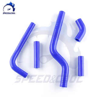 For 2005 Kawasaki KX250F KXF250 2005-2006 Suzuki RMZ250 RMZ 250 Silicone Radiator Coolant Pipe Tube Hose Kit