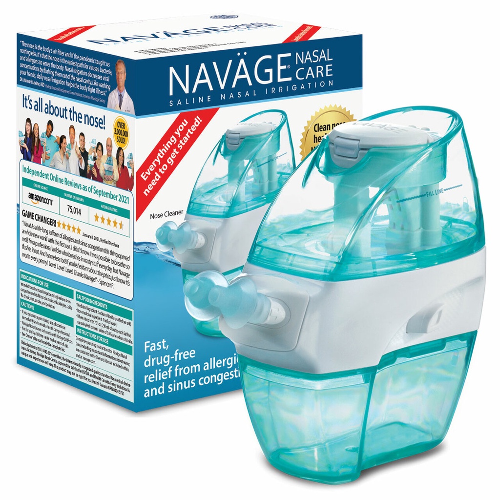 Navage Nose Cleaner เครื่องล้างจมูก ล้างสารก่อภูมิแพ้ เมือก ฝุ่น และเชื้อโรค นวตกรรมการใหม่ จากประเท