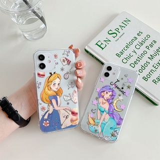 เคสโทรศัพท์มือถือแบบนิ่ม Tpu กันกระแทก ลายเจ้าหญิงดิสนีย์ วันวาเลนไทน์ สําหรับ iPhone 11 12 13 pro max XS X XR XSMax 7 8 6 6s plus 5 4 SE 2020