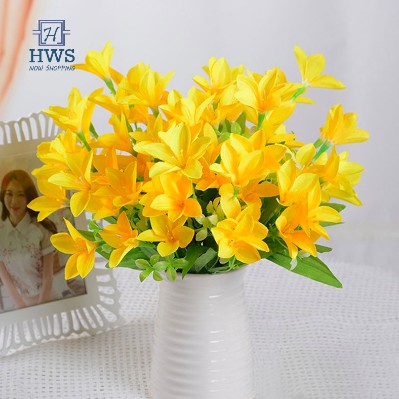 Fake Rose Flower Floral Wedding Bouquet Party Home Deco