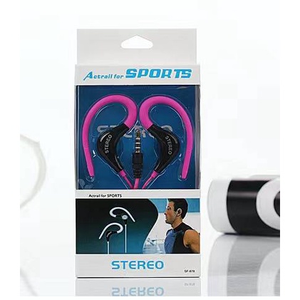 หูฟังโทรศัพท์มือถือแบบแขวนหู เสียงเบสสเตอริโอพร้อมไมโคโฟน หูฟัง3.5 ทั่วไป