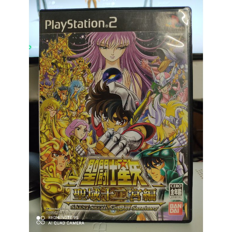 แผ่นแท้ เกมส์ Saint Seiya chapter sanctuary PS2 japan สภาพดี ใช้งานได้ปกติ playstation 2