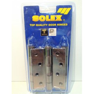 Solex บานพับแกนใหญ่หัวเรียบ-แกนรมดำ รุ่น 4315 เอซีบีเอฟ