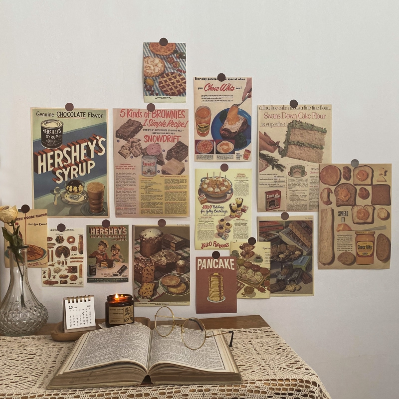 13/14ชิ้น Ins Retro ภาพพื้นหลังโปสเตอร์สําหรับใช้ถ่ายภาพในสตูดิโอ