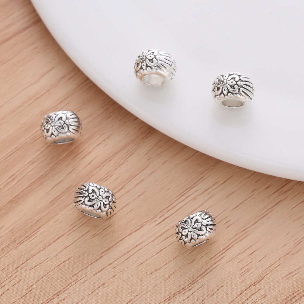 ลูกปัด รูปดอกเบญจมาศ ขนาดใหญ่ สําหรับทําเครื่องประดับ สร้อยข้อมือ 10 ชิ้น - รูปที่ 2