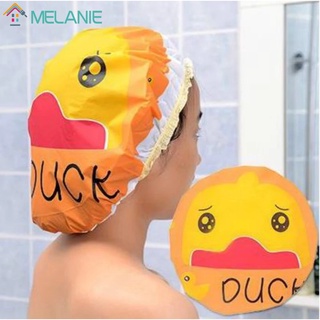 Women Cute Animal Home Reusable Adjustable Lace Elastic Band Waterproof Shower Cap