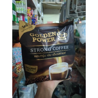 กาแฟปรุงสำเร็จชนิดผง golden power  หอม (แพ็ค 30 ซอง)