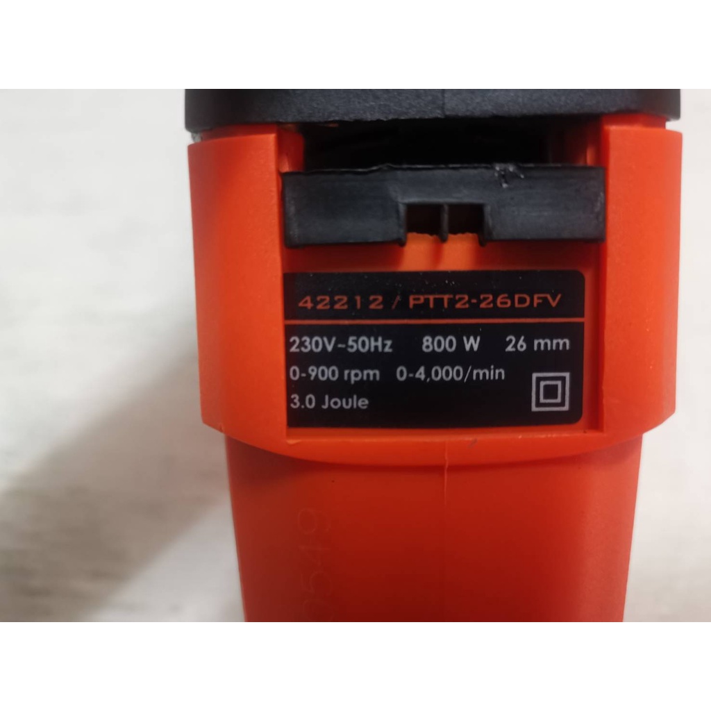 สว่านโรตารี่ 3ระบบ ปรับซ้ายขวาได้ ถอดเปลี่ยนหัวได้ กำลัง 800W PUMPKIN รุ่น 42212 / PTT2-26DFV - รูปที่ 7